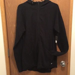 NWT old navy active long zip up hoodie